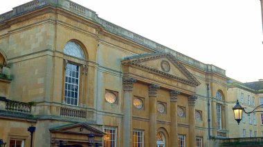 Famous Bath Abbey in the city of Bath England