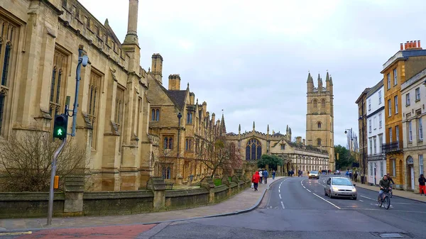 Cityscapes Oxford England Oxford Січня 2020 — стокове фото
