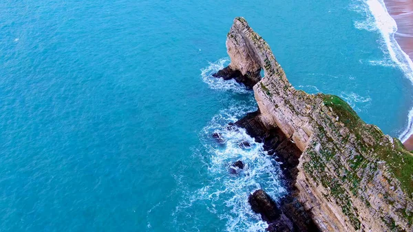 Amazing Durdle Door at the Jurassic Coast of England - view from above — Stock Photo, Image