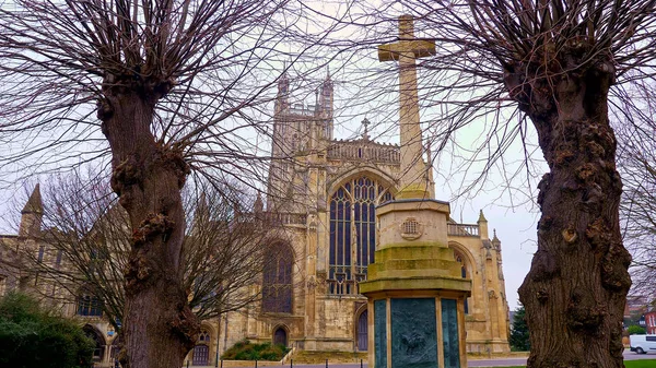 Famous Gloucester Cathedral in England — Stock Photo, Image