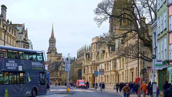 Souvenir Dell Università Oxford Negozio High Street Oxford Regno Unito — Foto Stock