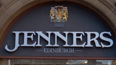 Edinburgh, İskoçya 'daki ünlü Jenners Mağazası - 10 Ocak 2020