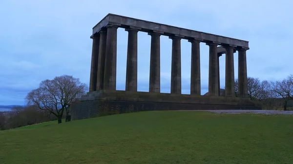 エディンバラのカルトンヒル国立記念碑-スコットランド,エディンバラ- 2020年1月10日 — ストック写真