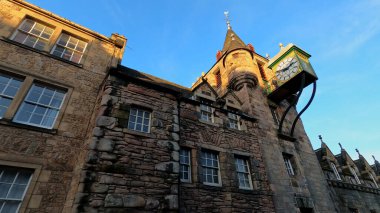 Edinburgh 'daki İskoç Parlamento Binası - Edinburgh, İngiltere - 11 Ocak 2020