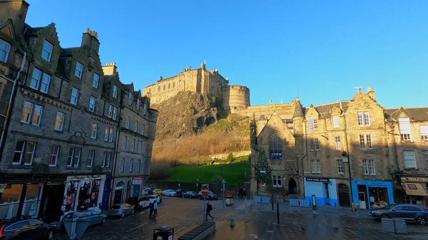 Cityscapes of Edinburgh Old Town - EDINBURGH, UNITED KINGDOM - JANUARY 11, 2020 – stockfoto