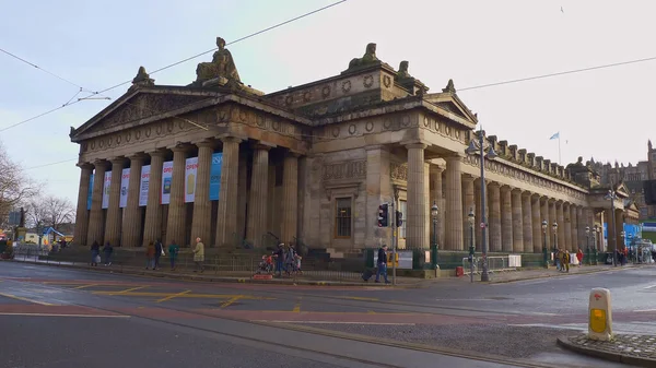 Paisajes urbanos de Edimburgo la capital de Escocia - EDIMBURGO, REINO UNIDO - 11 DE ENERO DE 2020 — Foto de Stock