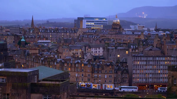 Pohledy na město Edinburgh Scotland - Edinburgh, Skotsko - 10. ledna 2020 — Stock fotografie