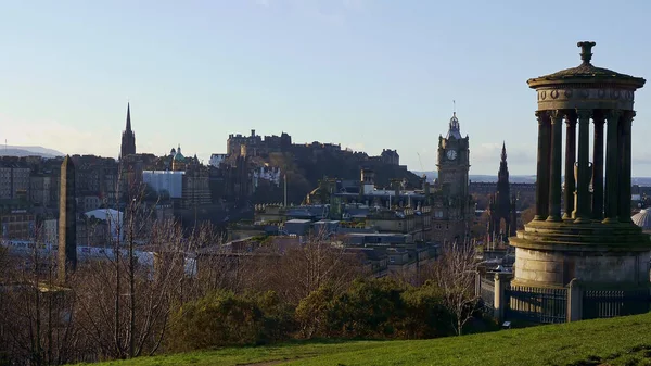 Cityscapes of Edinburgh Scotland - EDINBURGH, SCOTLAND - JANUARY 10, 2020 – stockfoto