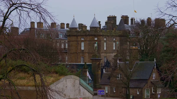Holyrood Park im historischen Viertel von Edinburgh - Edinburgh, Schottland - 10. Januar 2020 — Stockfoto
