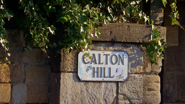 Berühmter Calton Hill in Edinburgh — Stockfoto