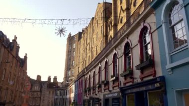 Cityscapes of Edinburgh Scotland - EDINBURGH, SCOTLAND - JANUARY 10, 2020