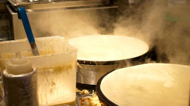 Krep yakın çekim görüntüsü hazırlanıyor