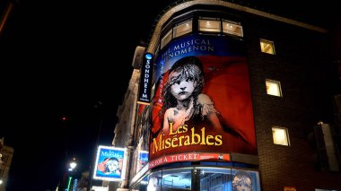 Les Miserables müzikali Londra 'daki Sondheim tiyatrosunda - Londra, İngiltere - 11 Aralık 2019