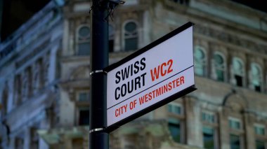 Londra Leicester Meydanı İsviçre Mahkemesi - Londra, İngiltere - 10 Aralık 2019