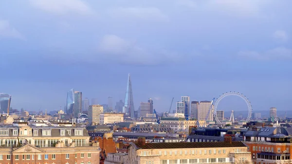 Luchtfoto Boven Skyline Van Londen — Stockfoto