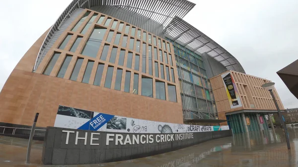 Francis Crick Institute London St Pancras - laajakulma laukaus - LONDON, ENGLAND - joulukuu 10, 2019 — kuvapankkivalokuva