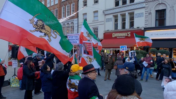 Reunião política em Londres sobre o Irã - LONDRES, ENGLÂNDIA - 10 DE DEZEMBRO DE 2019 — Fotografia de Stock