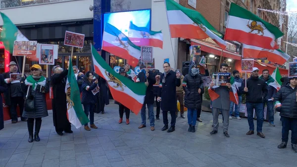 Reunião política em Londres sobre o Irã - LONDRES, ENGLÂNDIA - 10 DE DEZEMBRO DE 2019 — Fotografia de Stock