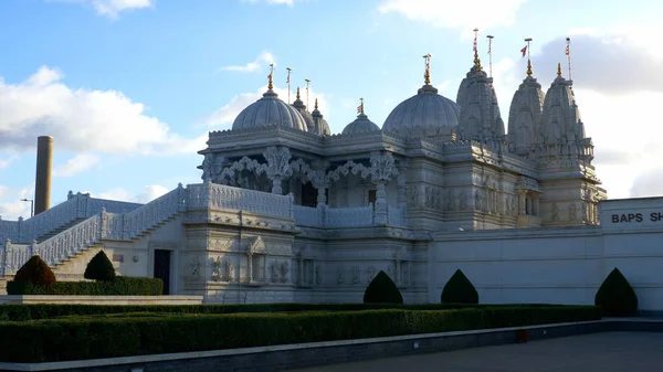Wonderful Indian Temple Called Baps Shri Swaminarayan Mandir London London — Stock Photo, Image
