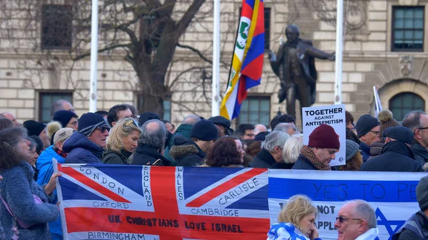 Rally Racista Parliament Square Londres Londres Reino Unido Diciembre 2019 —  Fotos de Stock