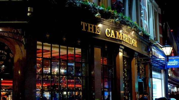 Cambridge Pub London London Vereinigtes Königreich Dezember 2019 — Stockfoto