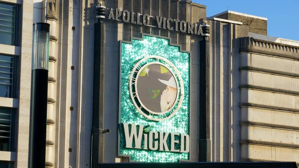 Wicked Musical Apollo Theatre London London Egyesült Királyság 2019 December — Stock Fotó