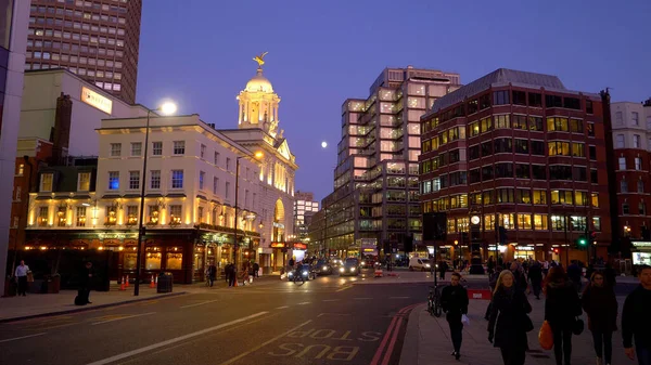 Evening Street View Victoria Station London Egyesült Királyság December 2019 — Stock Fotó