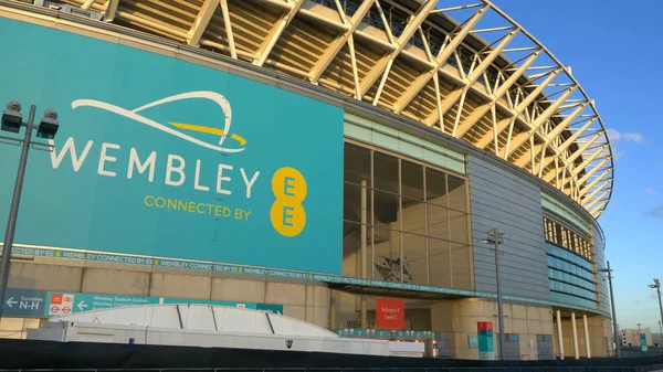 Estádio de futebol em Wembley London - LONDON, ENGLAND - DEZEMBRO 10, 2019 — Fotografia de Stock