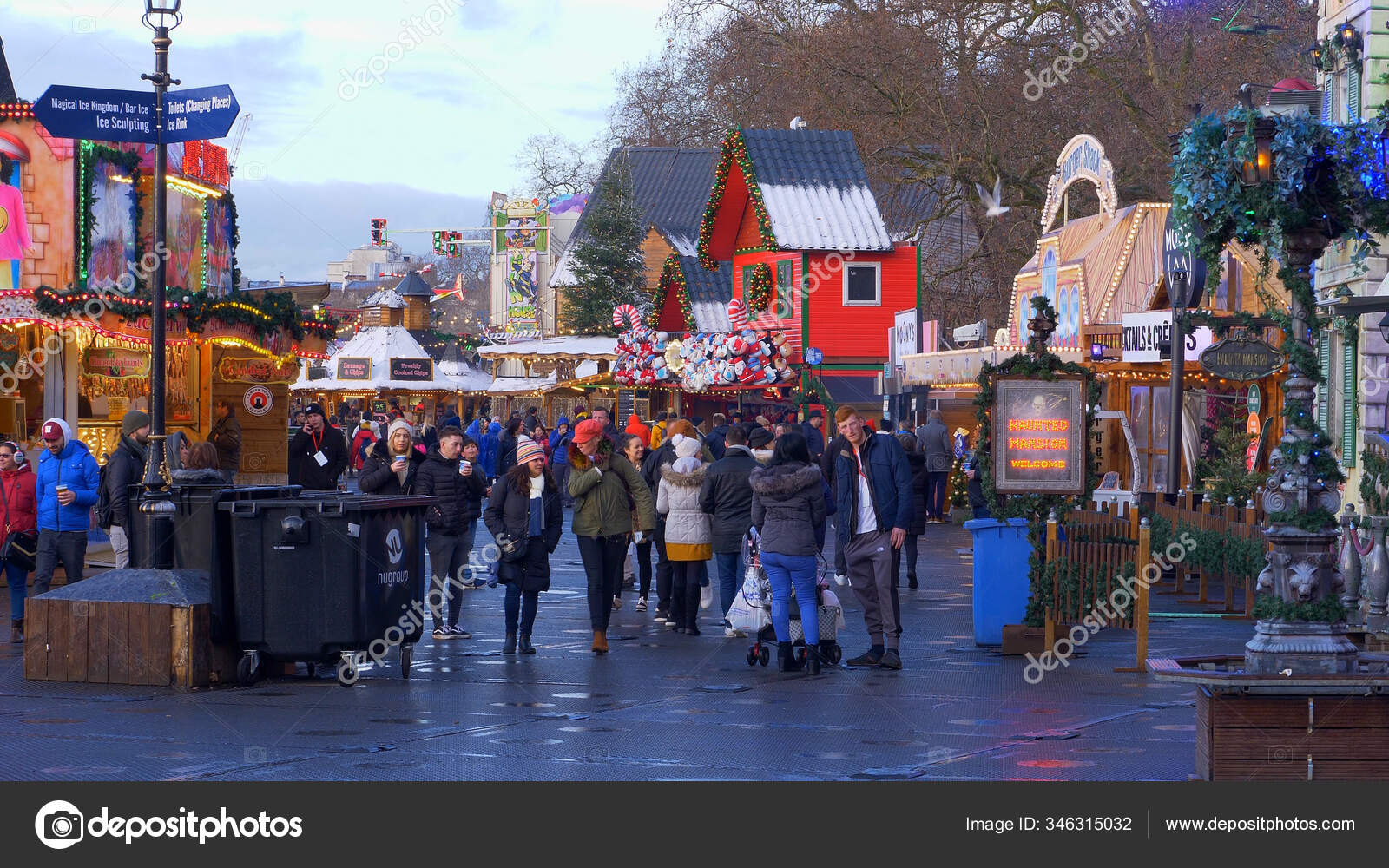 Winter Wonderland Christmas Fair London Hyde Park London United Kingdom