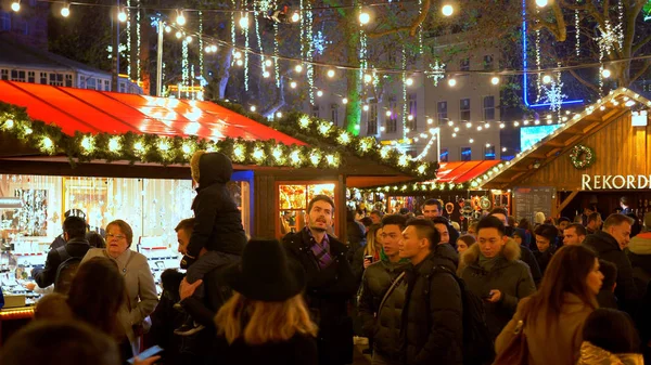 Kerstmis Leicester Square Londen Londen Verenigd Koninkrijk December 2019 — Stockfoto