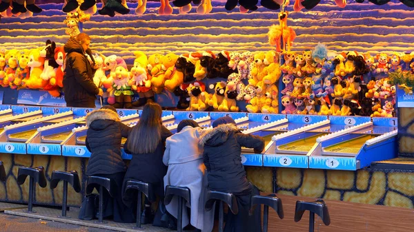 Winter Wonderland Weihnachtsmarkt London Hyde Park London Vereinigtes Königreich Dezember — Stockfoto