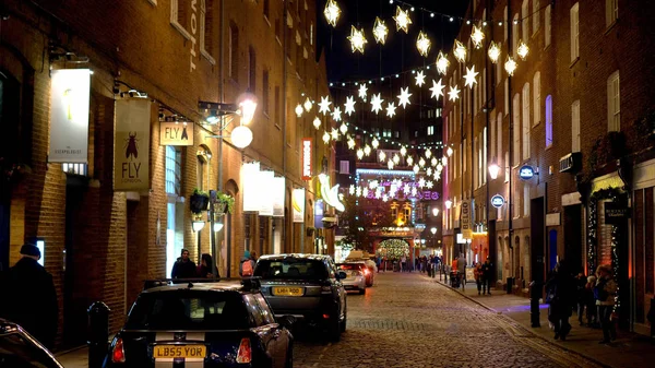 Mooi Straatbeeld Seven Dials Londen Met Kerstmis Londen Verenigd Koninkrijk — Stockfoto