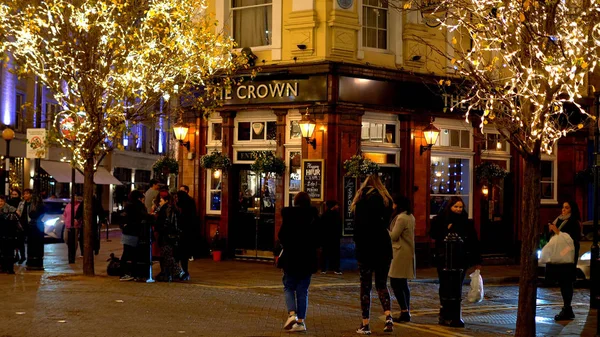 Crown Pub Auf Sieben Zifferblättern London London Vereinigtes Königreich Dezember — Stockfoto