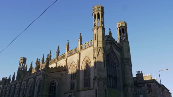 Catedral Católica Santa María Edimburgo Imágenes Viaje — Vídeo de stock