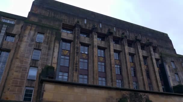 Scottish Government Building Edinburgh Andrews House Edynburg Wielka Brytania Stycznia — Wideo stockowe