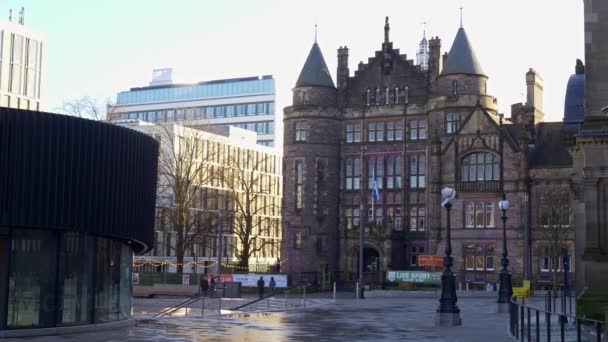 Universität Edinburgh Bibliothek Edinburgh Vereinigtes Königreich Januar 2020 — Stockvideo