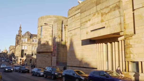 エディンバラのスコットランド国立博物館 イギリスのエディンバラ 2020年1月10日 — ストック動画
