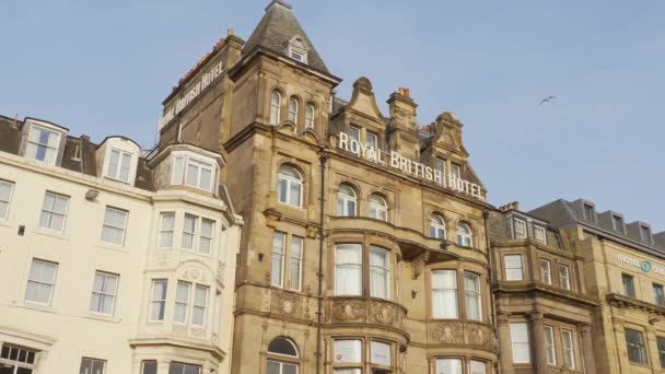 Royal British Hotel Edinburgh Edinburgh Verenigd Koninkrijk Januari 2020 — Stockvideo