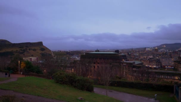 Cityscapes Edinburgh Scotland Edinburgh United Kingdom January 2020 — Stok video