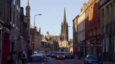 Cityscapes of Edinburgh Scotland - EDINBURGH, UNITED KINGDOM - JANUARY 10, 2020