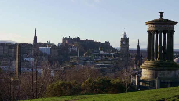 Paysages Urbains Édimbourg Écosse Edinburgh Royaume Uni Janvier 2020 — Video