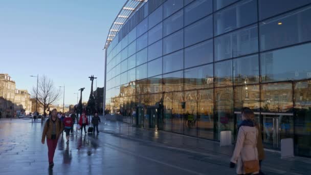 Edinburgh Daki Omni Merkezi Edinburgh Birleşik Krallık Ocak 2020 — Stok video