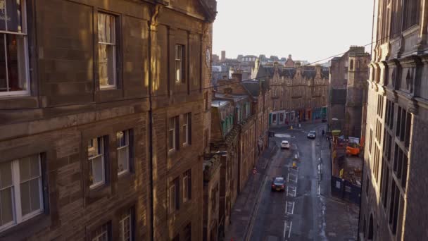 Cityscapes Edinburgh Scotland Edinburgh Verenigd Koninkrijk Januari 2020 — Stockvideo