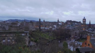 Cityscapes of Edinburgh Scotland - EDINBURGH, UNITED KINGDOM - JANUARY 10, 2020