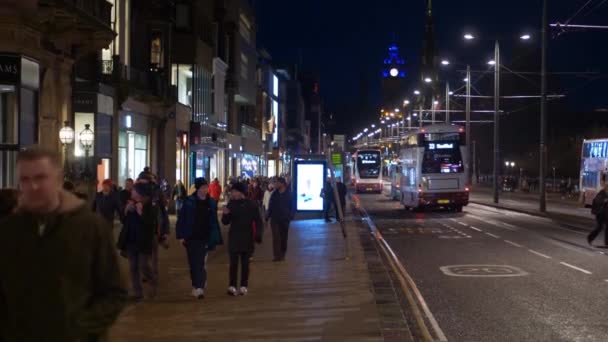 Эдинбург Шотландия Эдинбург Манчестер Сити Января 2020 Года — стоковое видео