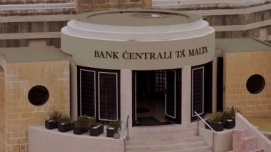 Malta Merkez Bankası Valletta - VALLETTA, MALTA - 5 Mart 2020