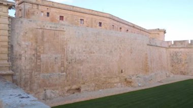 Mdina 'nın şehirleri - eski başkent Malta - seyahat görüntüleri