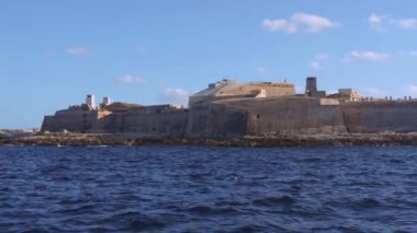 Malta 'nın başkenti Valletta' nın şehir manzaraları - seyahat görüntüleri