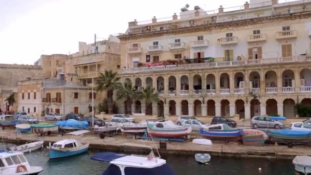 Cityscapes Valletta Hovedstaden Malta Valletta Malta Marts 2020 – Stock-video
