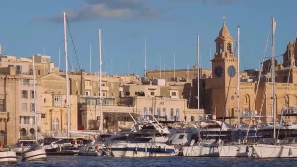 Paysages Urbains Valette Capitale Malte Ville Valletta Malte Mars 2020 — Video